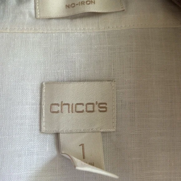 Chicos No Iron Linen Shirt - Picture 2 of 6